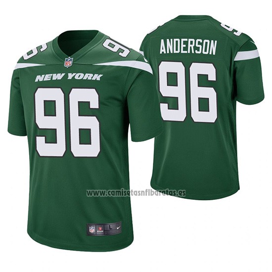 Camiseta NFL Game New York Jets Henry Anderson Verde